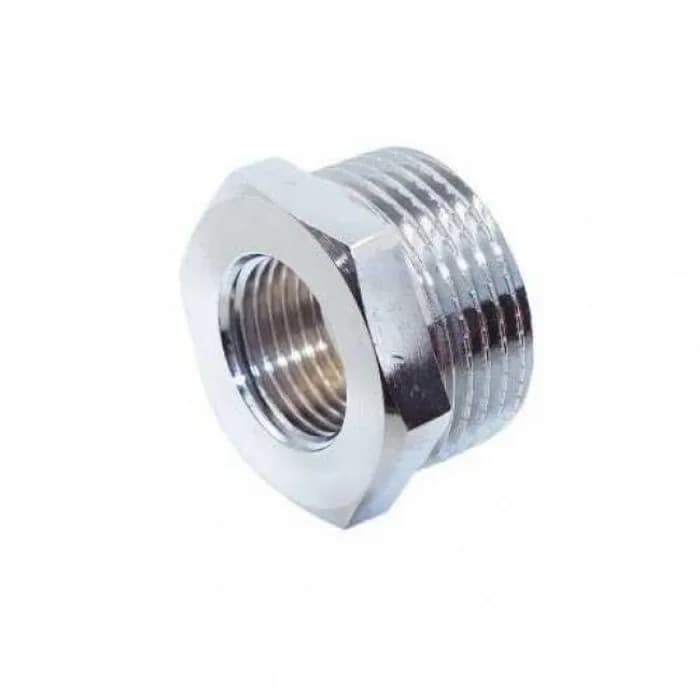 Футорка Хром. 1" Н - 3/4" В K-BX043