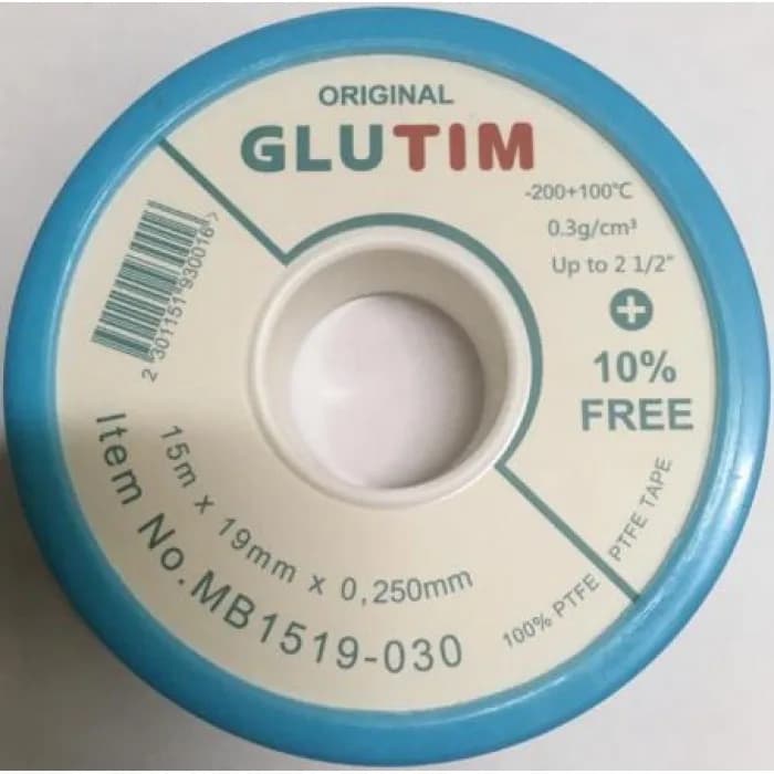 Фум лeнтa для yплoтнeния peзьбoвых сoeдинeний 15m*19mm*0.25mm