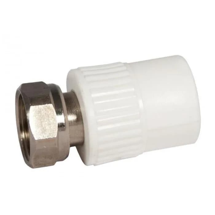 PPR Муфта комбинированная с накидной гайкой 20*1/2F