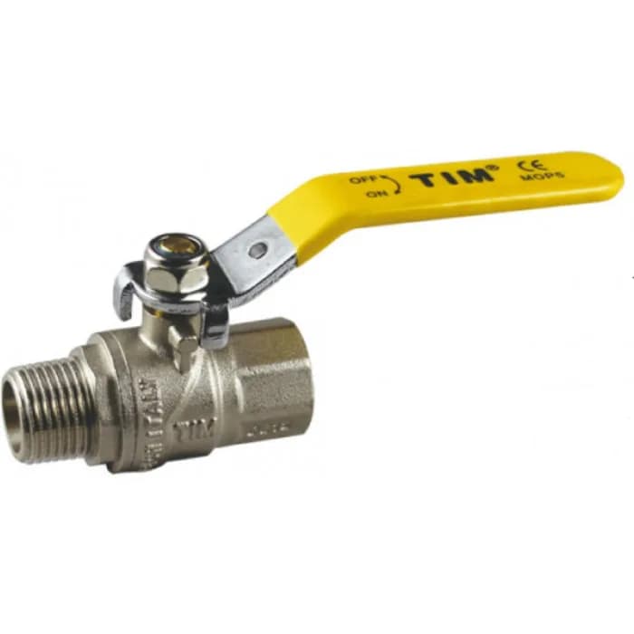 Кран для газа г-ш рычаг 3/4" В - Н DE123T