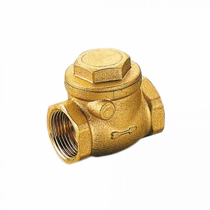 Обратный клапан горизонтальный лепестковый 1/2", В→В