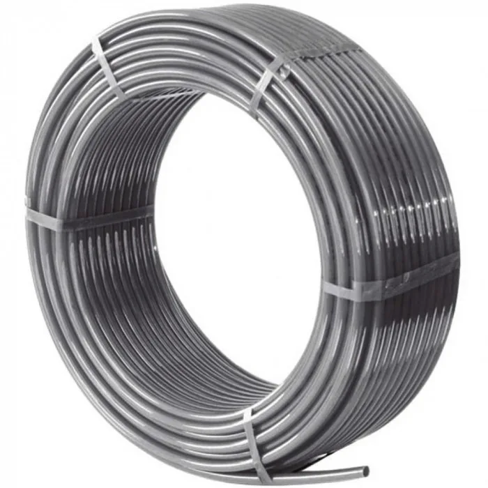 Труба из сшитого полиэтилена POLY TIM 16x2.2 Flex кислород. защита. (Серая) (200м)