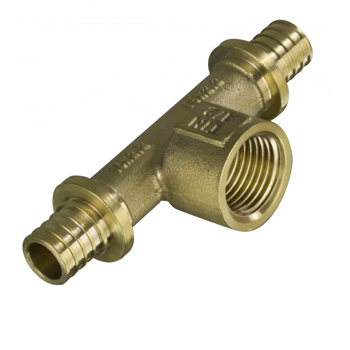 Фитинг под гильзу тройник установочный Ø16 - 1/2" наружная -Ø16 H-ZT1602F