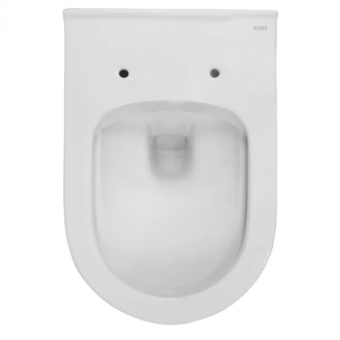 Унитаз подвесной Azario Pavia 530x355x360 безободковый с ультратонким сидением микролифт, фото 5