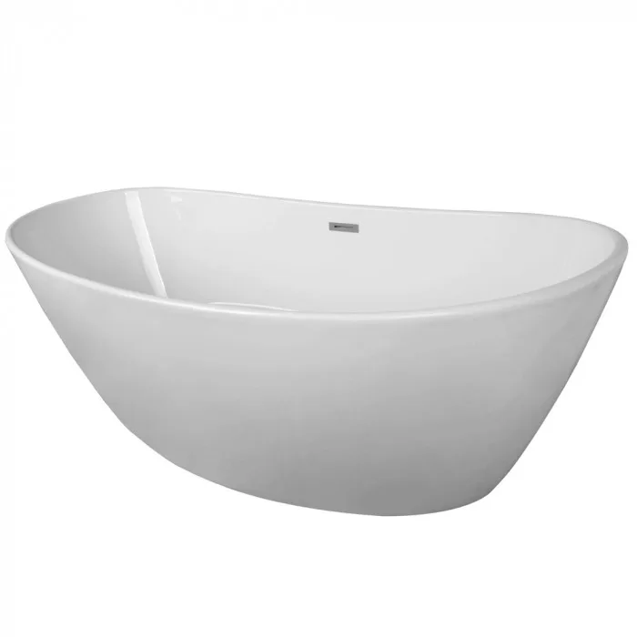 Ванна акриловая Azario EASTON 1800x820x600 мм., белая, свободностоящая, в комплекте с сифоном и металлической рамой, фото 2