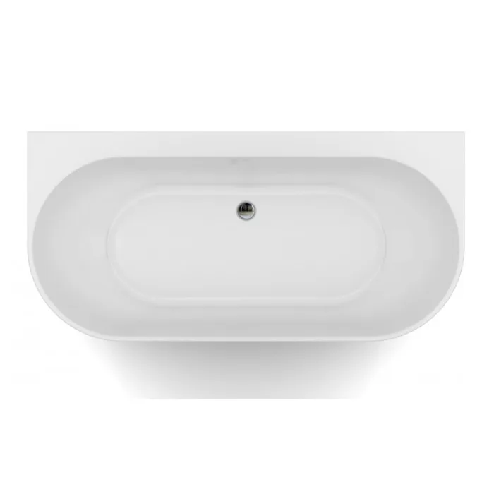 Ванна акриловая Azario BRADFORD 1700х800х580 пристенная, в комплекте с сифоном и металлической рамой, фото 4