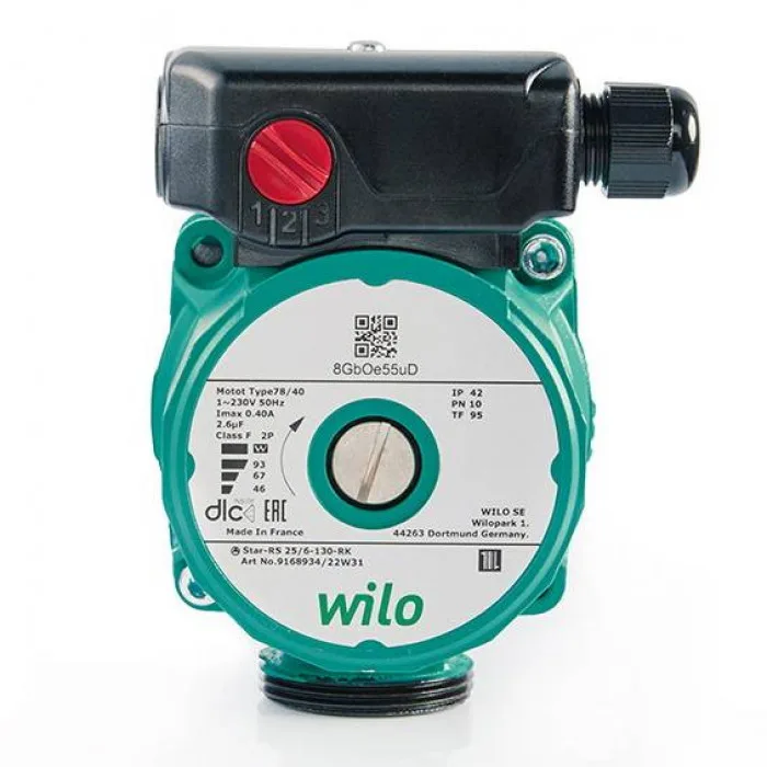 Насос циркуляционный WILO STAR-RS 25/6-130, фото 1
