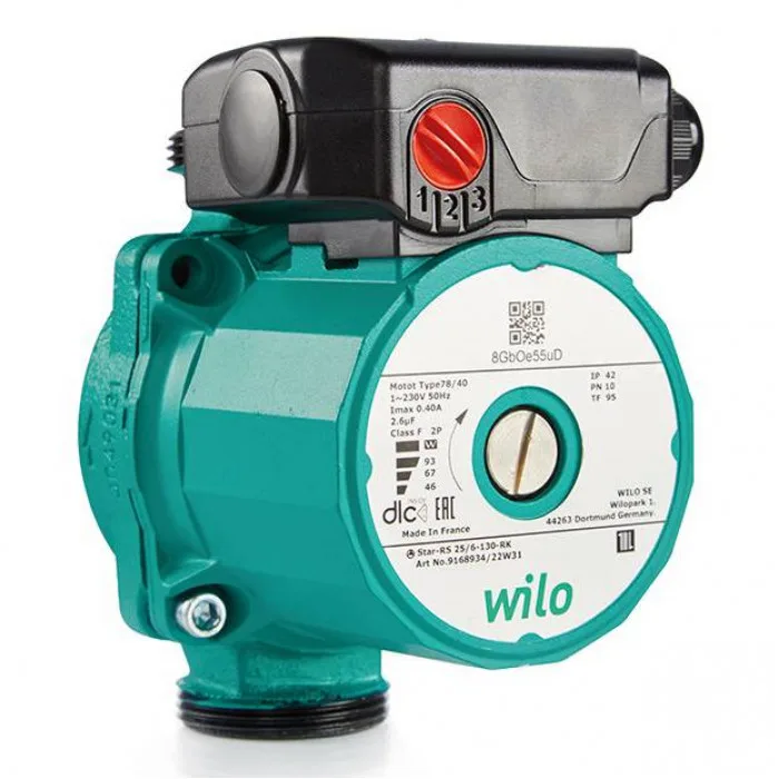 Насос циркуляционный WILO STAR-RS 25/6-130, фото 5