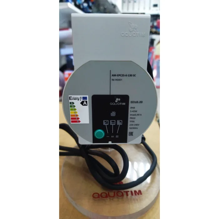 Насос циркуляционный с частотным регулированием AQUATIM ECO AM-EPC 25-6-130 SC, фото 8