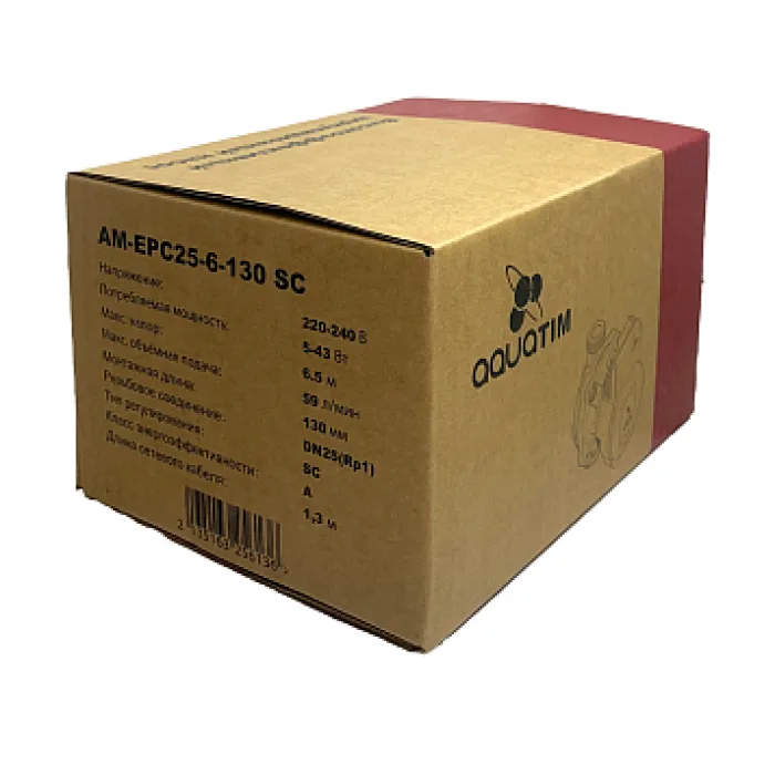 Насос циркуляционный с частотным регулированием AQUATIM ECO AM-EPC 25-6-130 SC, фото 13