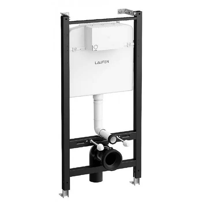 Унитаз подвесной + инсталляция + кнопка смыва + сиденье LAUFEN LAU PACK PRO RIMLESS Z.RU93.0.761.5, фото 4