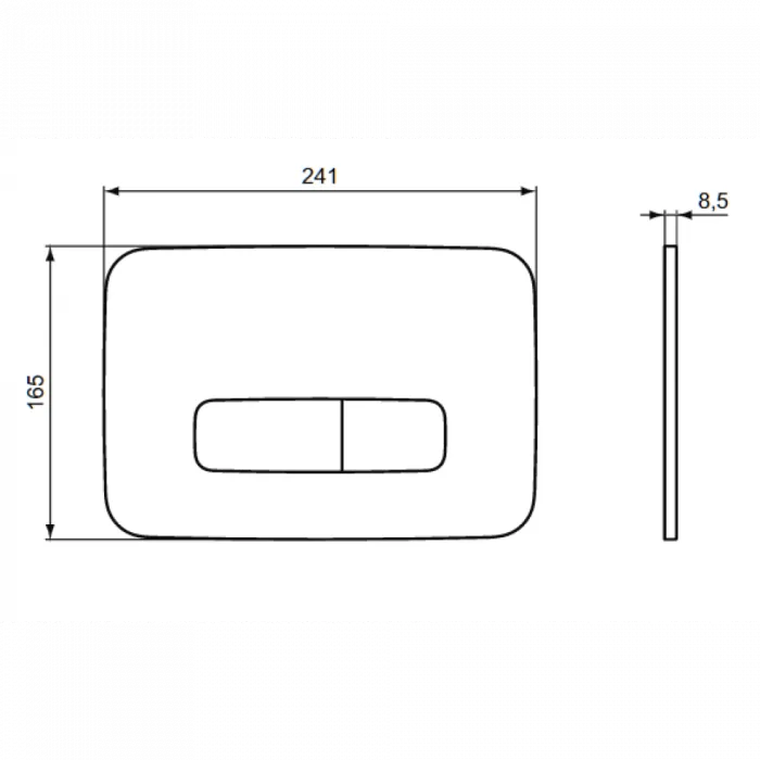 Панель смыва механическая Ideal Standard OLEAS™ M3 R0459AW, фото 3
