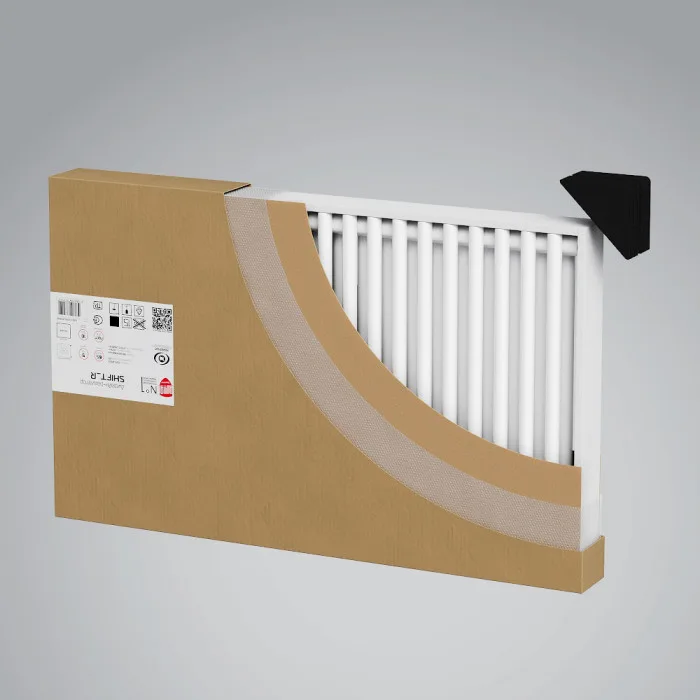 Дизайн-радиатор Royal Thermo Shift R22 VC2030 - 18 секций RAL9016, фото 9
