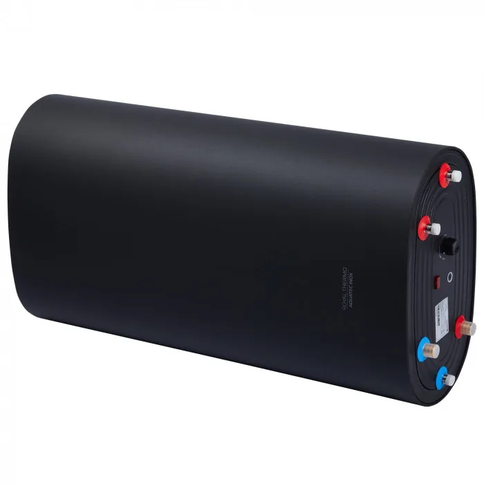 Бойлер косвенного нагрева настенный сухой ТЭН Royal Thermo AQUATEC INOX-F 100.1 GRAFIT, фото 5