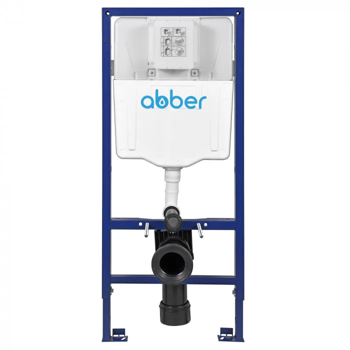 Инсталляция пневматическая для подвесного унитаза ABBER AC0108, фото 1