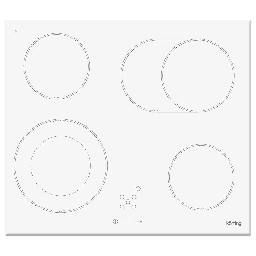 Электрическая варочная панель Korting HK 62051 BW