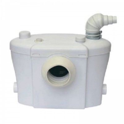 Санитарный насос с измельчителем для отвода из унитаза, раковины и душ (ванны) 400Вт до 8м, до 145л/мин AM-STP-400UP