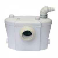 Санитарный насос с измельчителем для отвода из унитаза, раковины и душ (ванны) 450Вт до 8м, до 145л/мин AM-STP-450